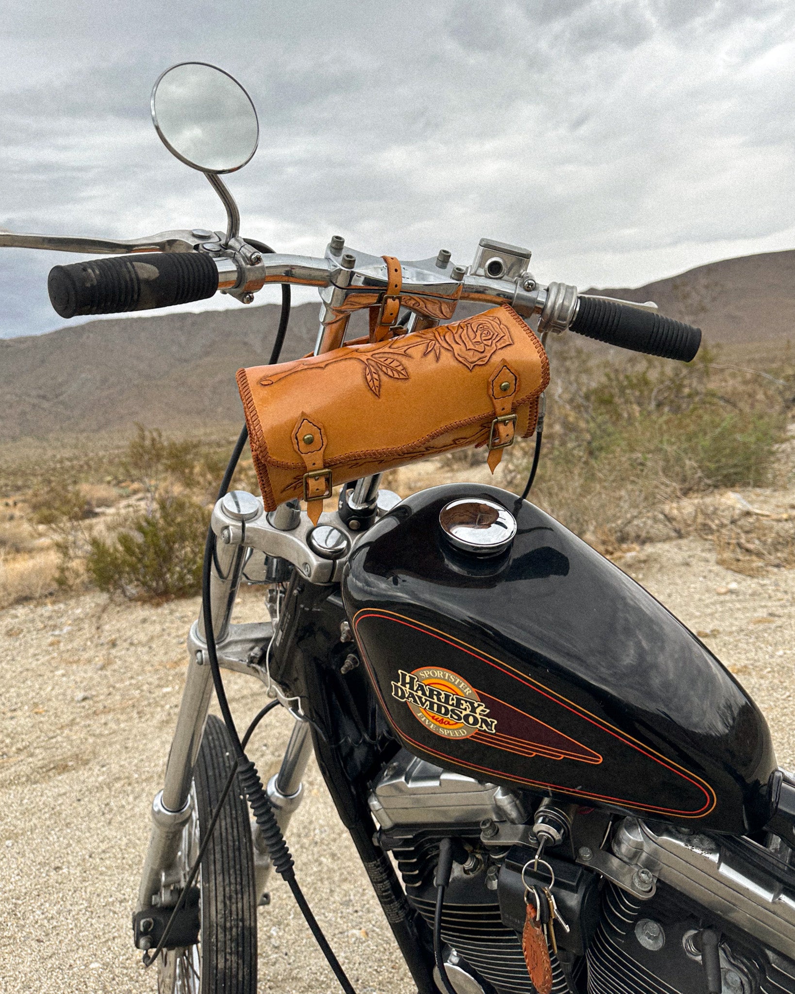 Rose & Thorn Motorcycle Bag