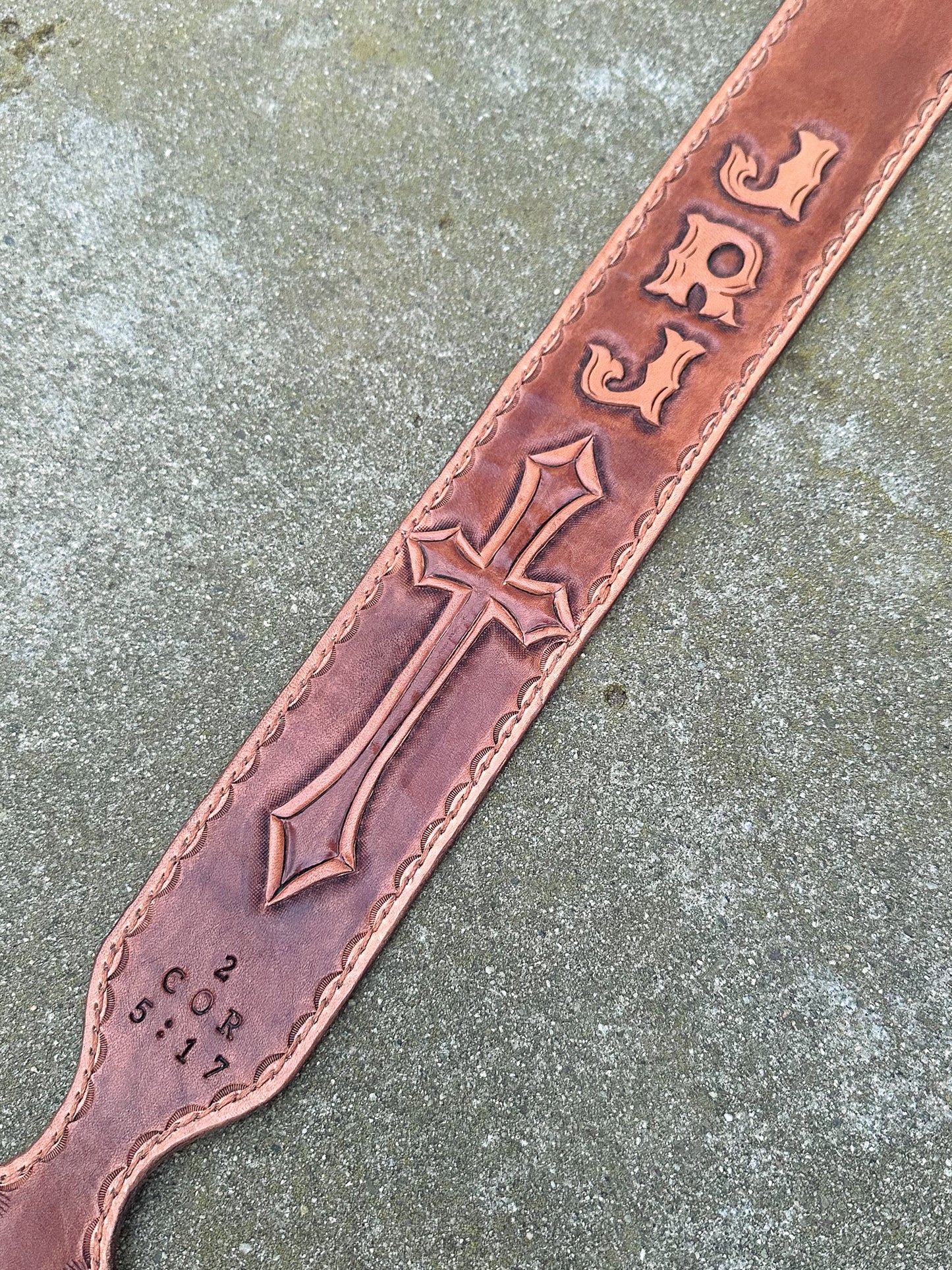 Josiah - Final Payment for Custom Guitar Strap
